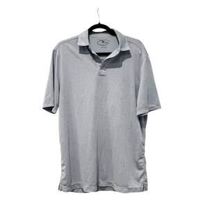 Island Republic Men's Sport Medium Polo Golf Top Light Gray Size L NWOT